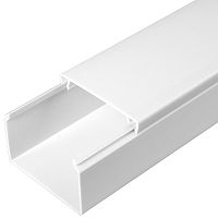 Кабель-канал Промрукав 60x40мм (2000мм) белый (уп. 40м.) картинка